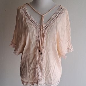 Fylo Blush Rose Blouse Size Petite Small